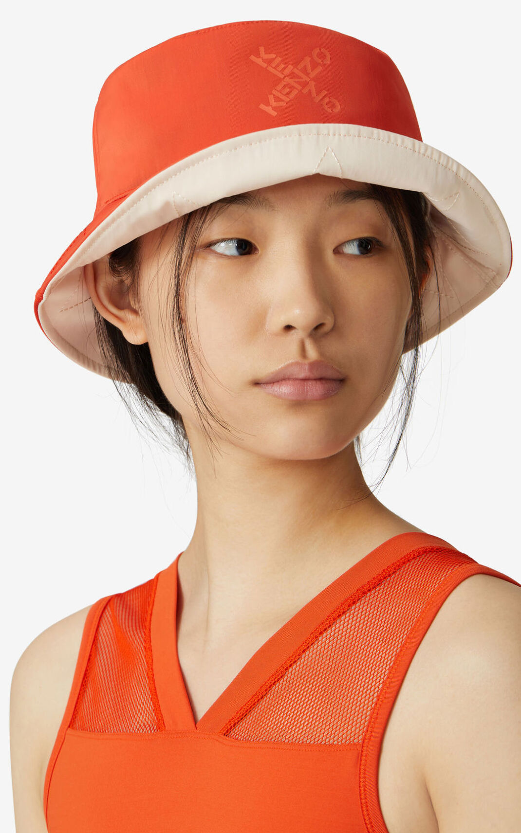 Kenzo Sport Little X バケットハット レディース 深いオレンジ - BLZMXE732